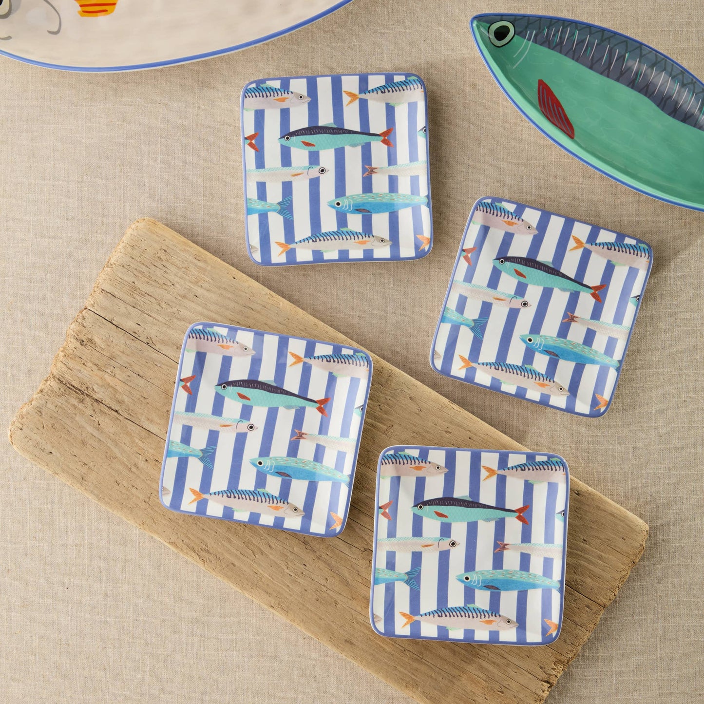 Something Fishy Canape Plates, 6"