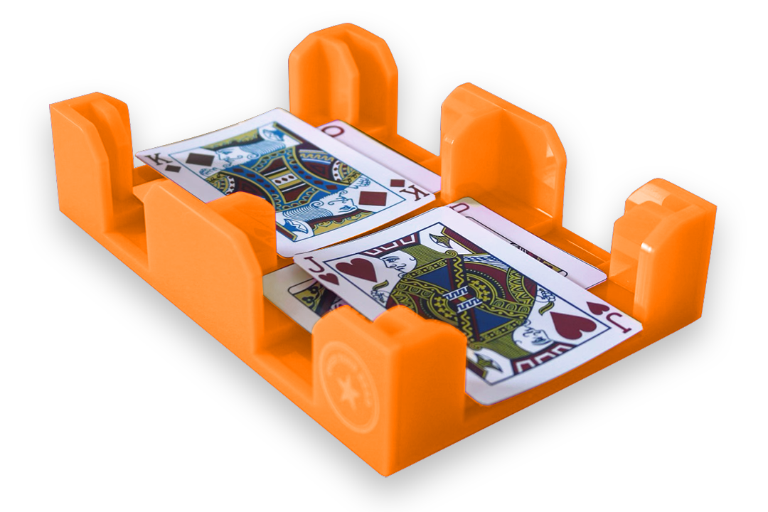 Canasta Spinner Tray- Orange