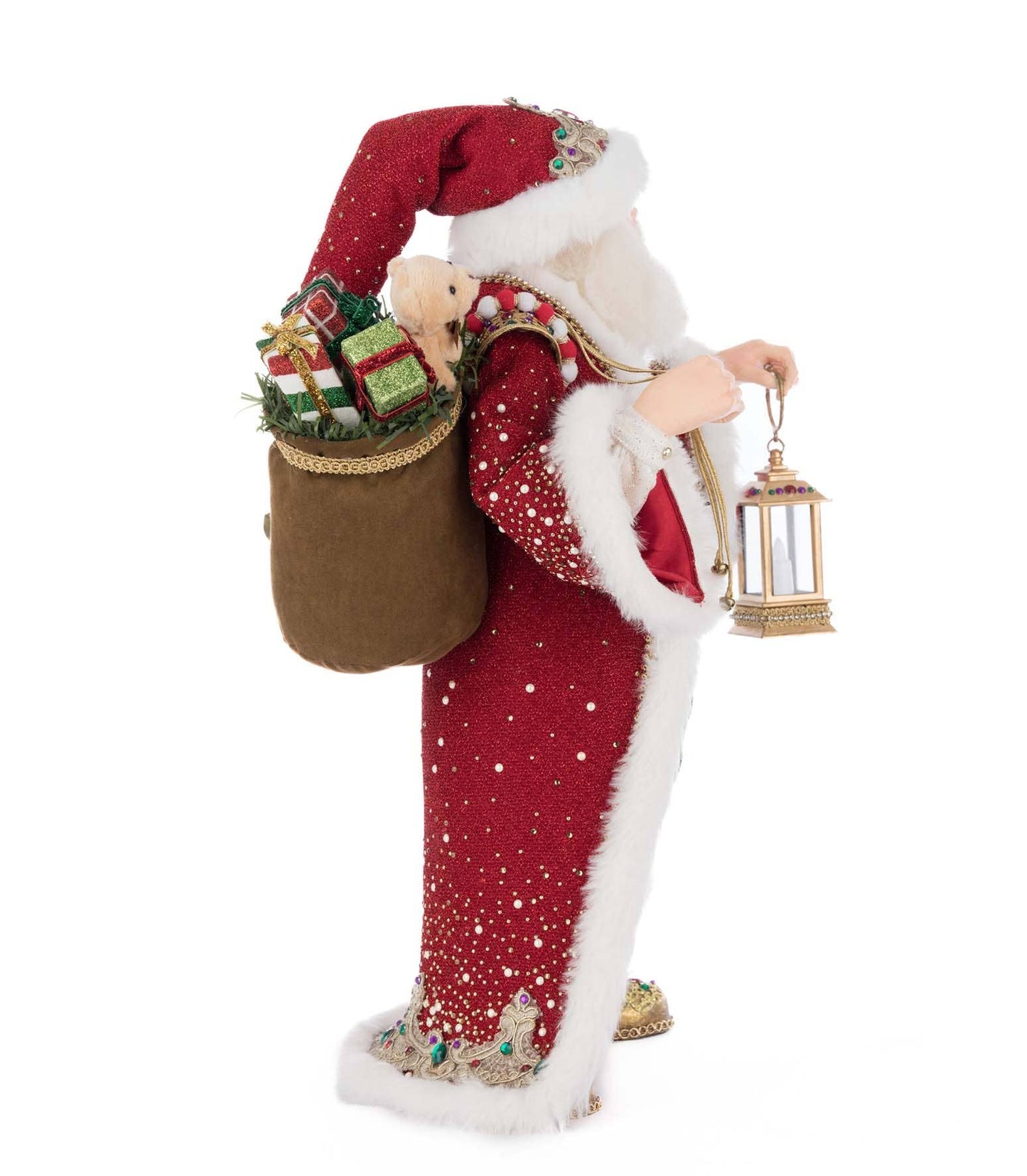 King Christopher Claus with Lantern Tabletop