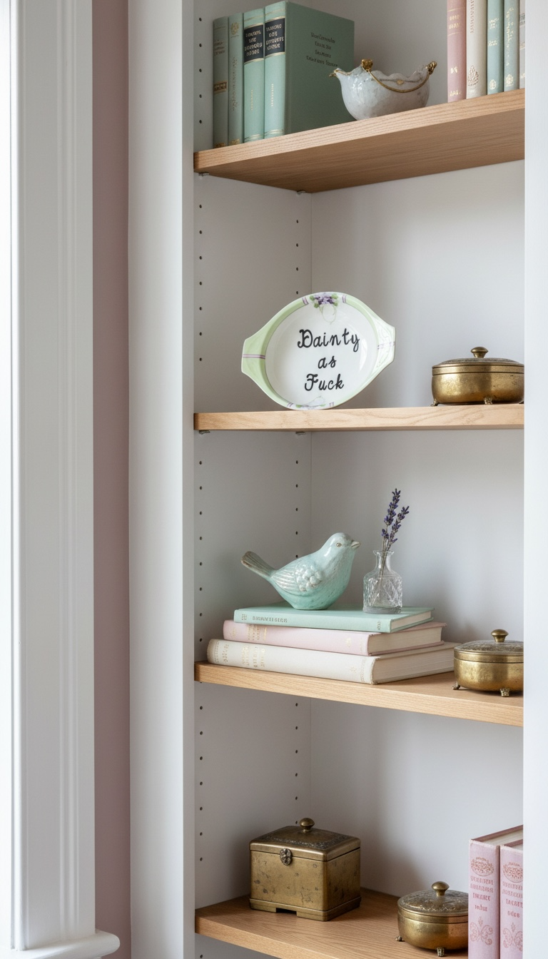 Dainty as Fuck Vintage Plate