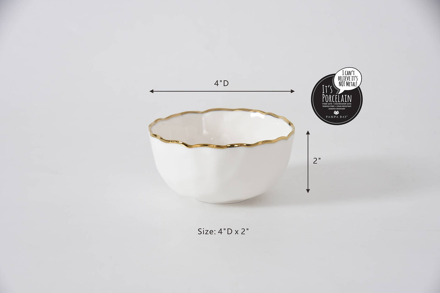 Mini White Snack Bowl