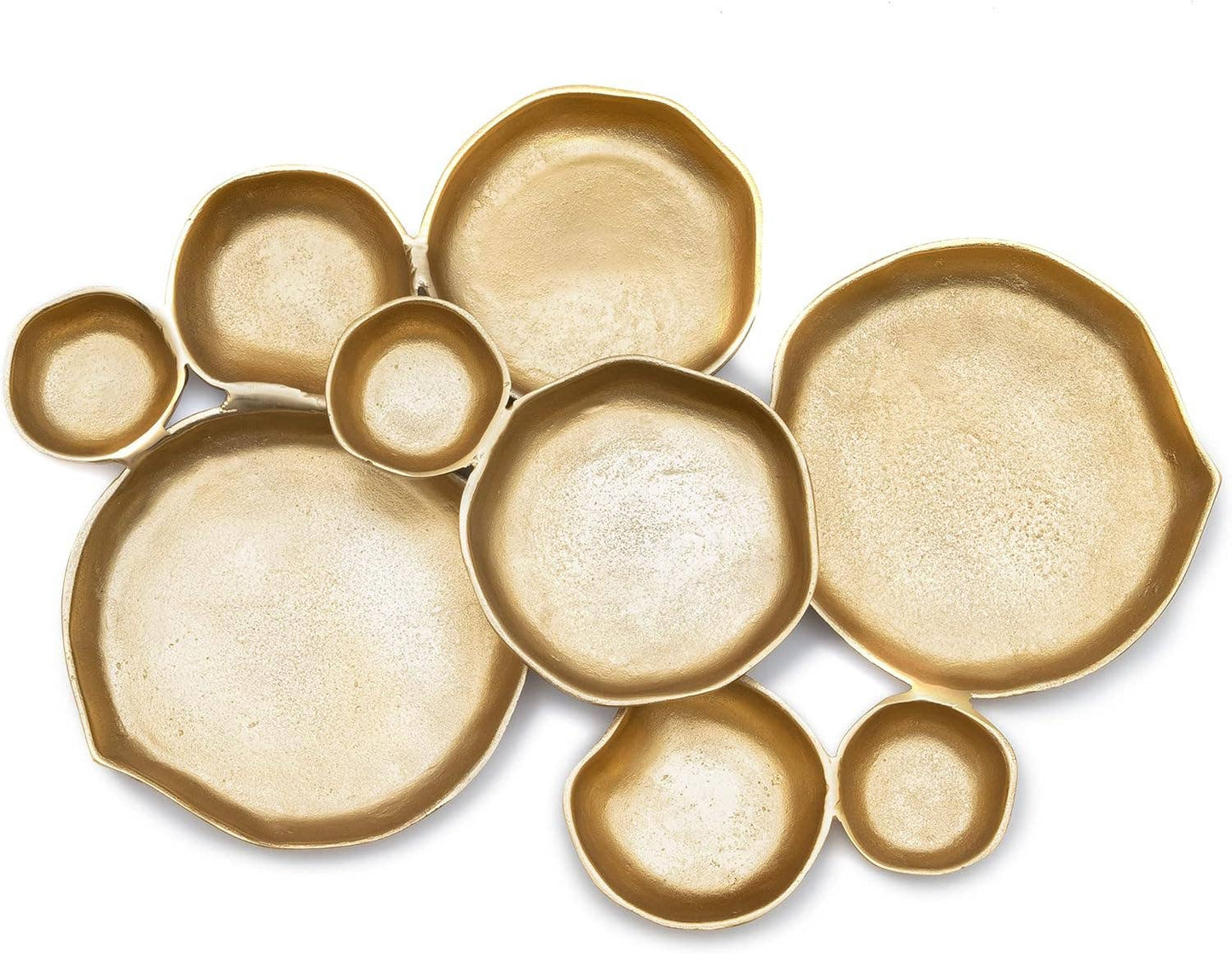 Cluster Decorative Bowls, Bright Gold Brass - Decoration