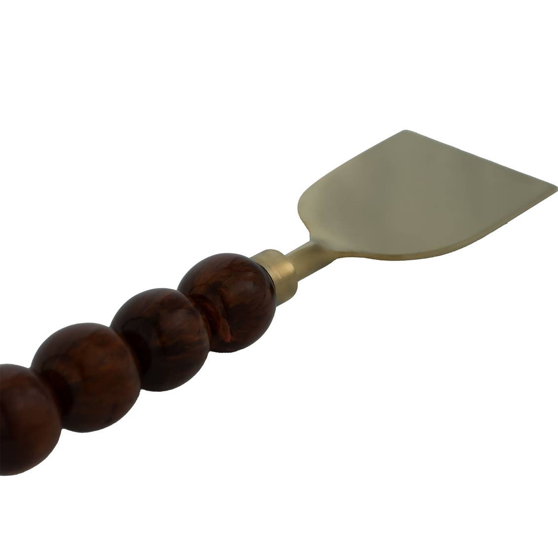Hyaline Bubble Cheese Knives Set of Three - Brown