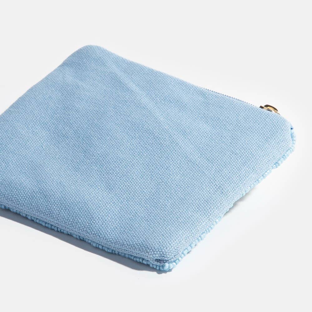 Beaded Hamsa Hand Eye Coin Purse