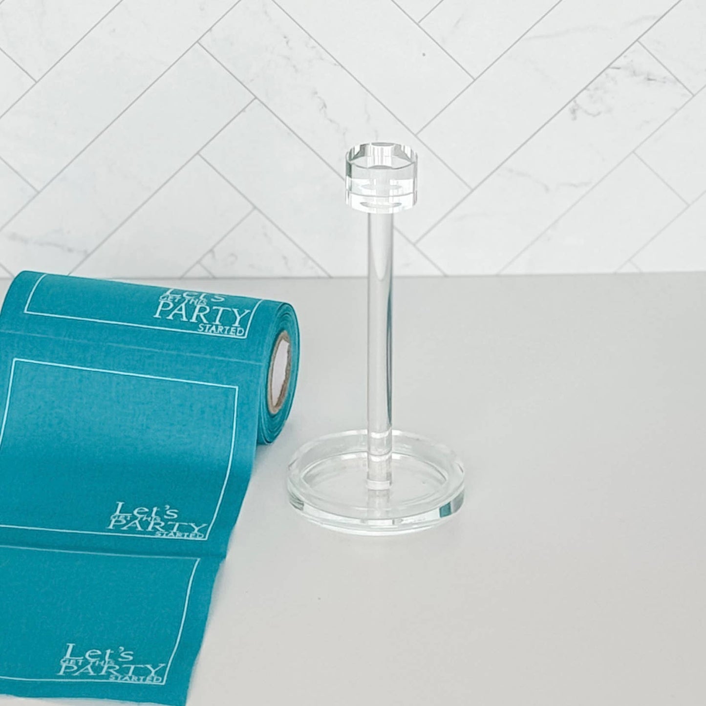 Exclusive Cocktail Napkin Stand in Glass