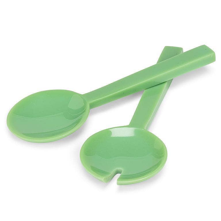 Oversize Salad Servers- Soft Green