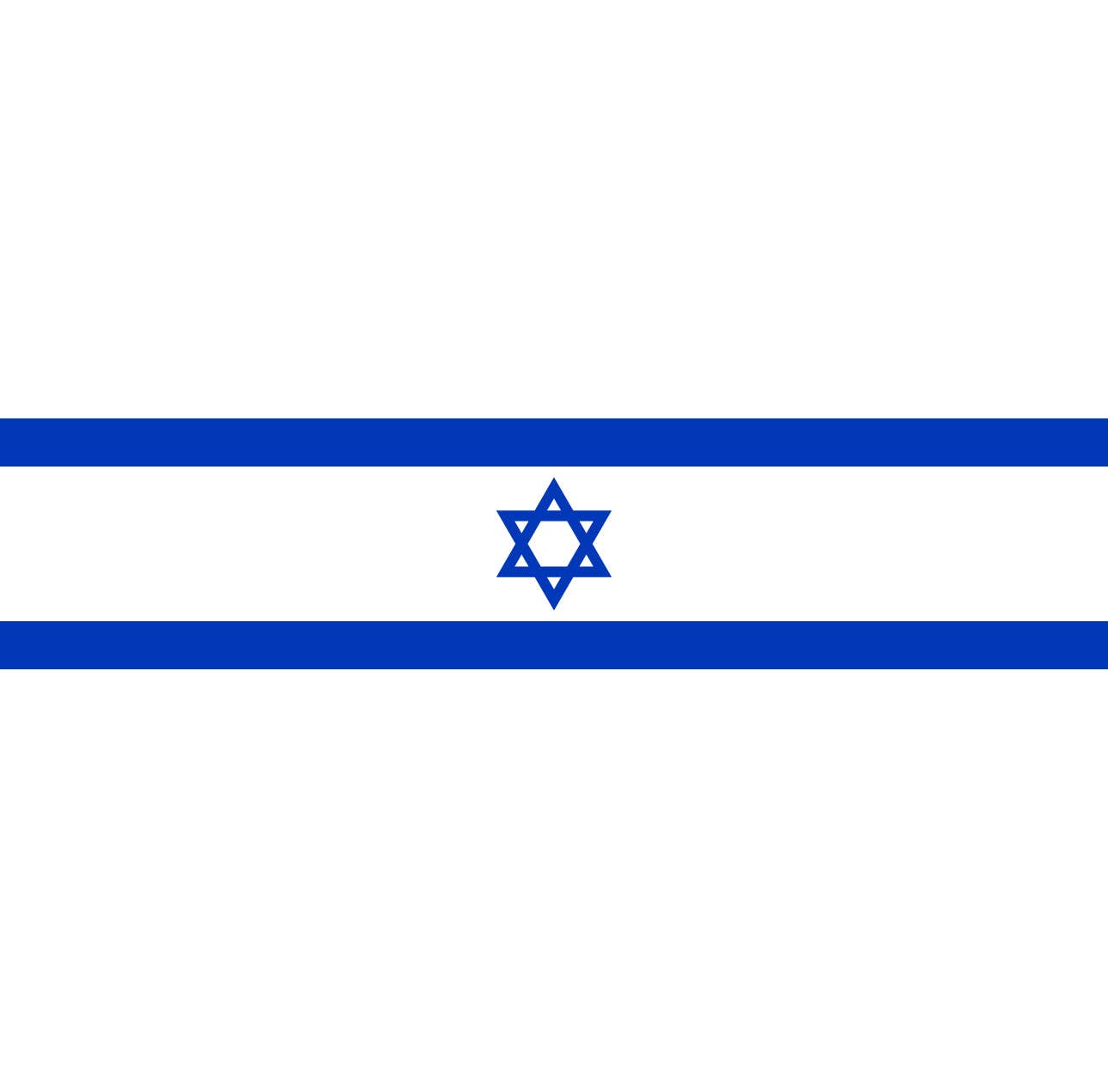Israel Flag Cocktail Napkin - Thumbnail 4