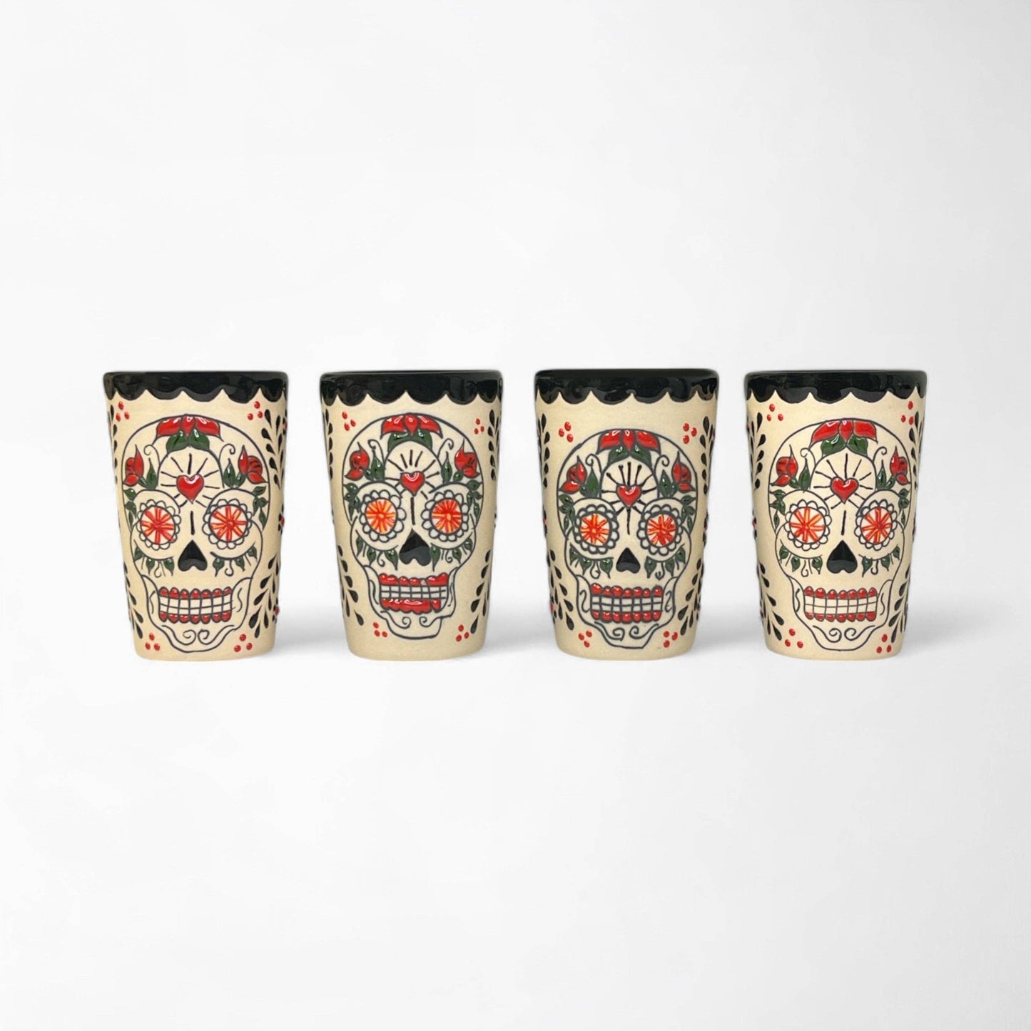 Tequila Shot Glass, Handmade in Mexico (each sold separately)