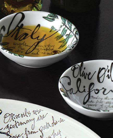 Porcelain Olive Oil Dipping Dish