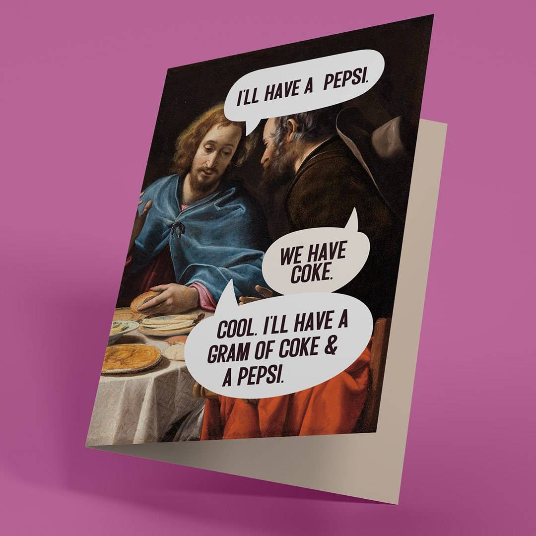 Coke or Pepsi? Funny Irreverent Birthday Card