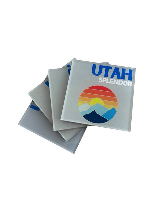 Acrylic  Coasters - Utah (Each Sold Separately)