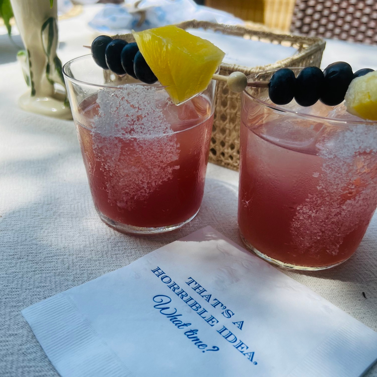 That's A Horrible Idea Cocktail Paper Napkins - Thumbnail 3