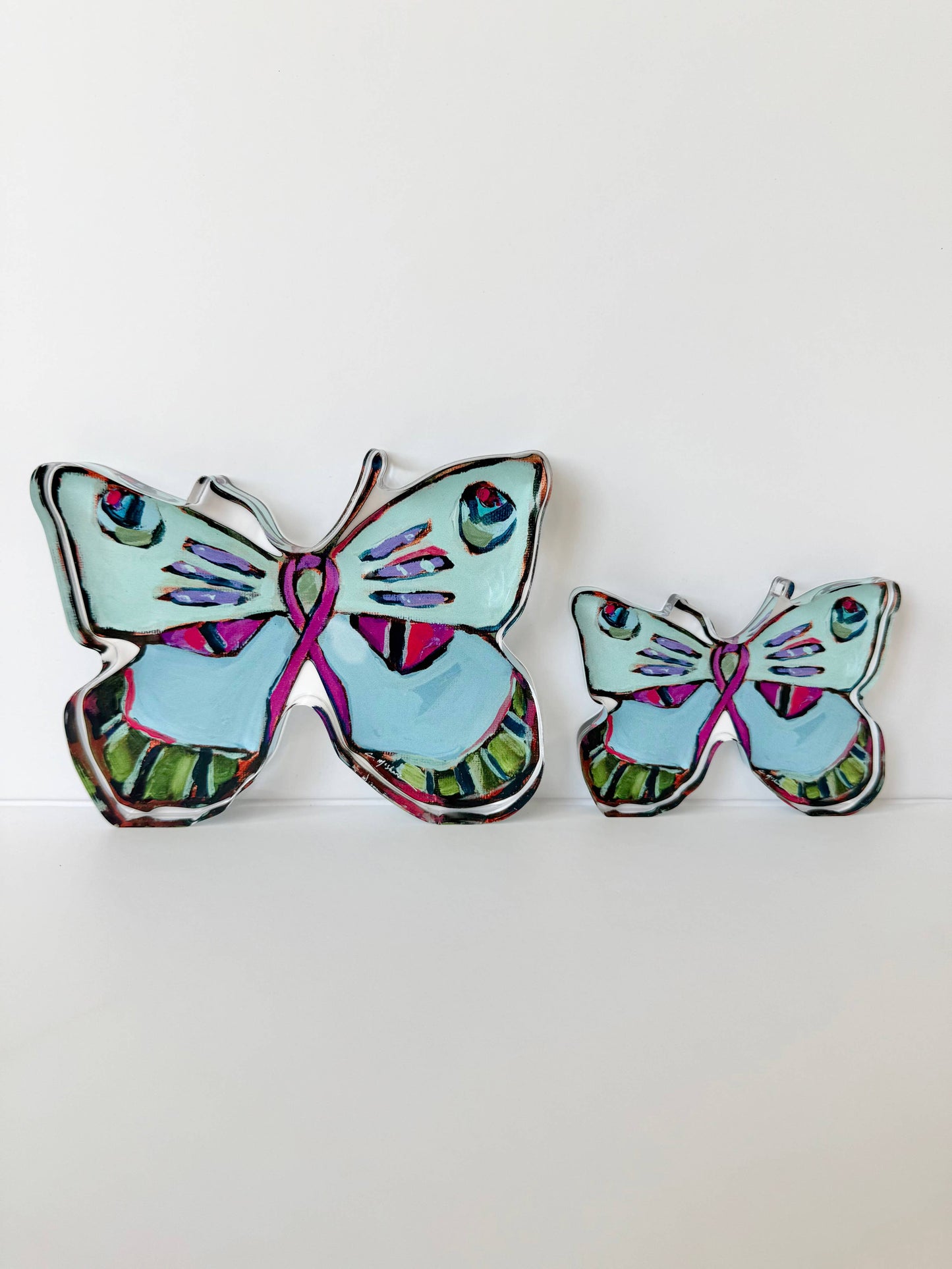 "Butterfly of Hope III" acrylic