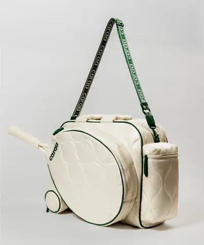Tennis Quilted Duffel in Ivory