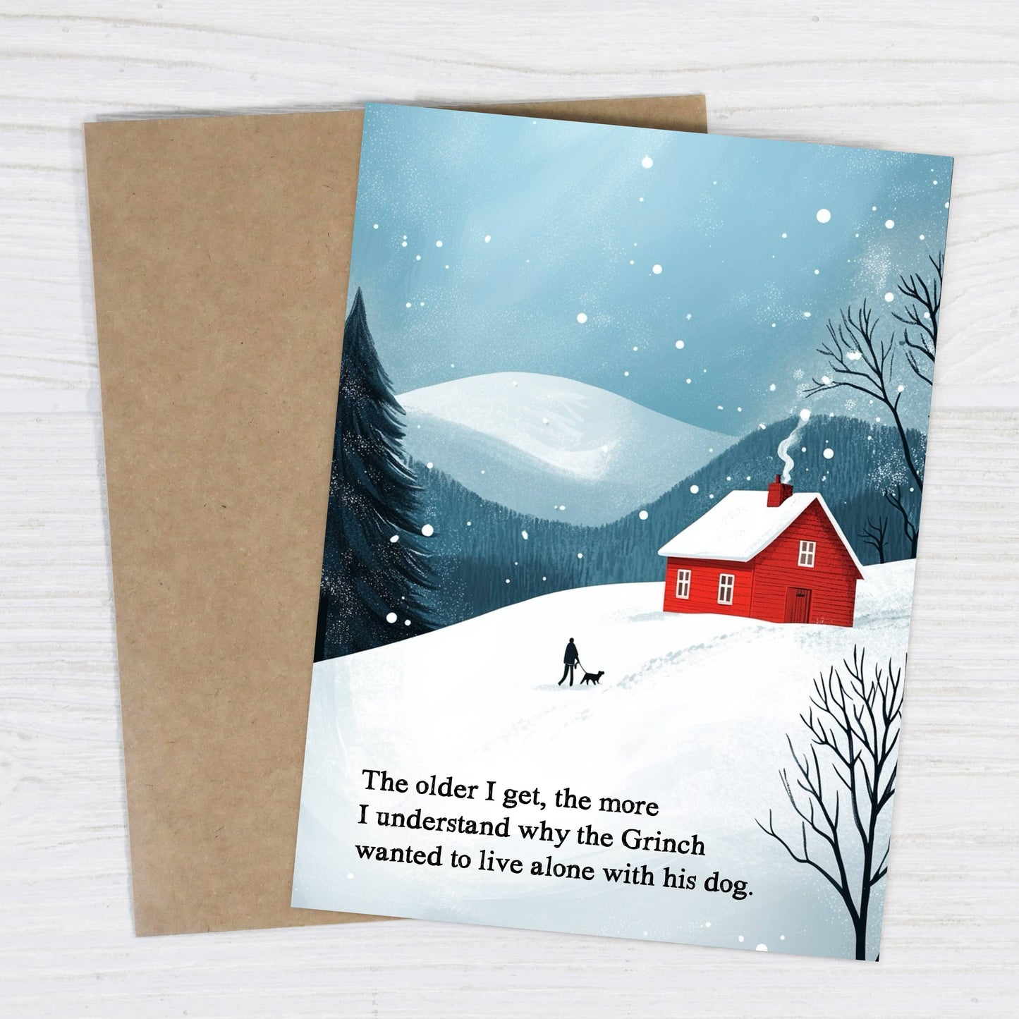 The Older I Get - Funny Dog Lover Christmas Card