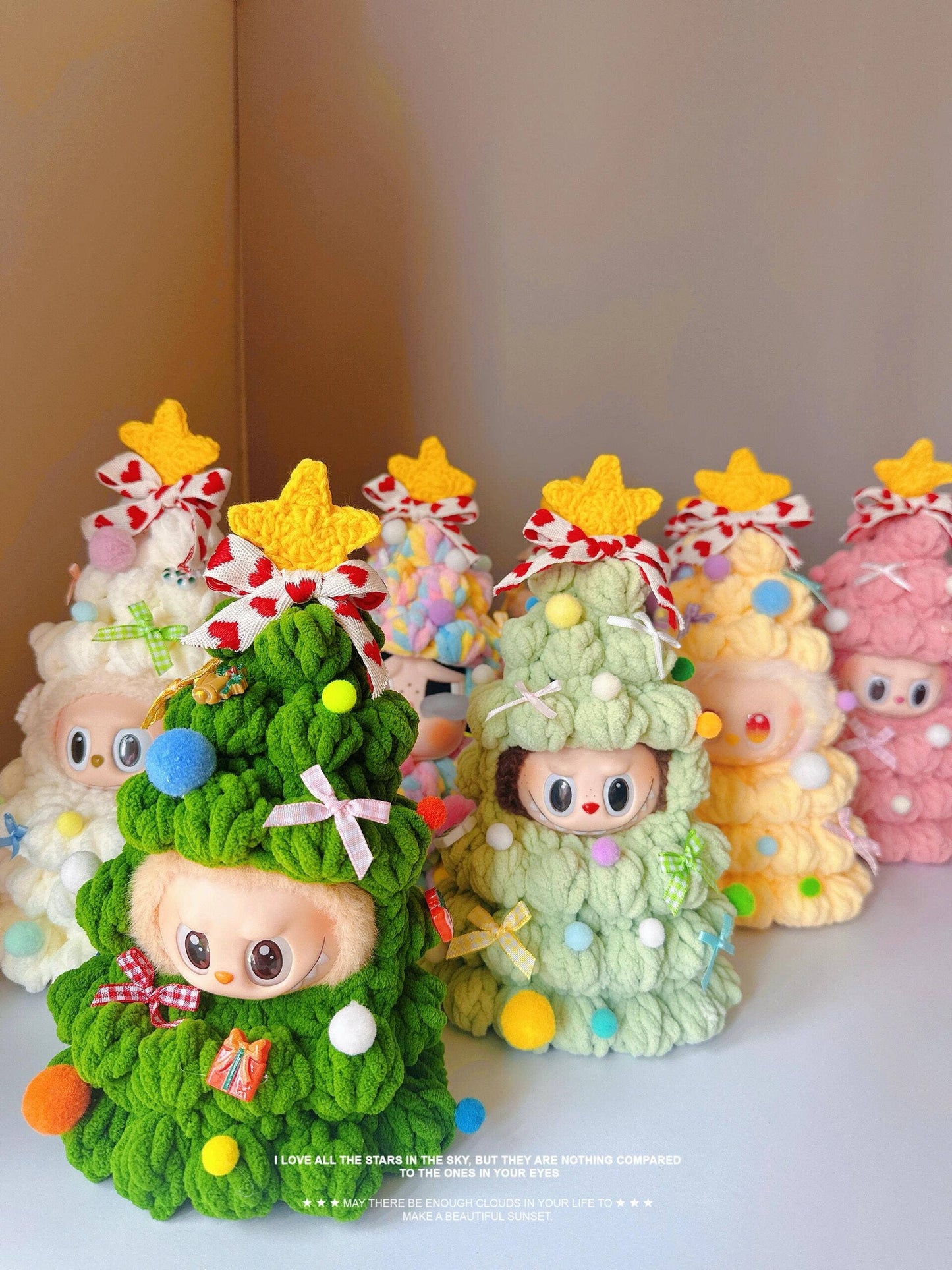 Labubu Christmas Tree Outfit, Holiday Decorations,Ornaments