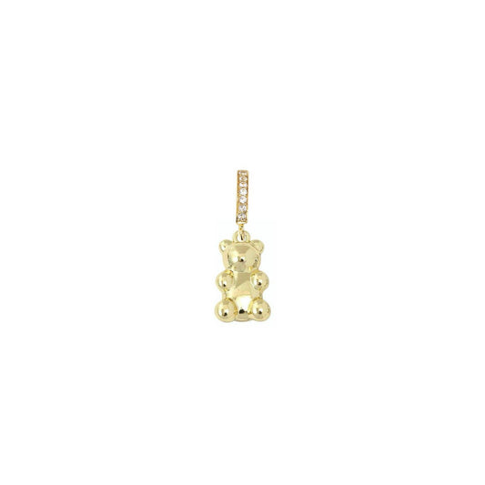 Gummy Bear Charm - Gold
