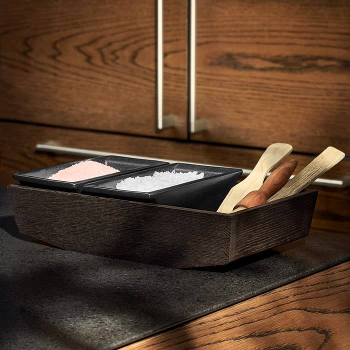 Rosendahl - RÅ - 12.6" x 7.3" Ash Wood Condiment Caddy