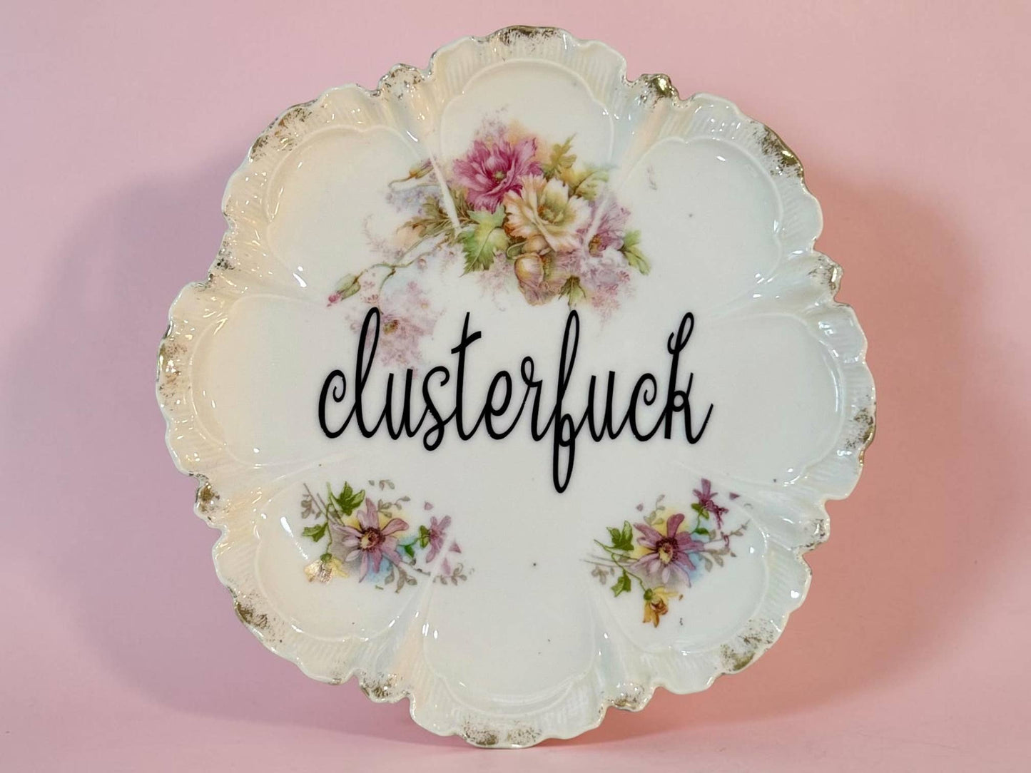 Clusterfuck Vintage Plate
