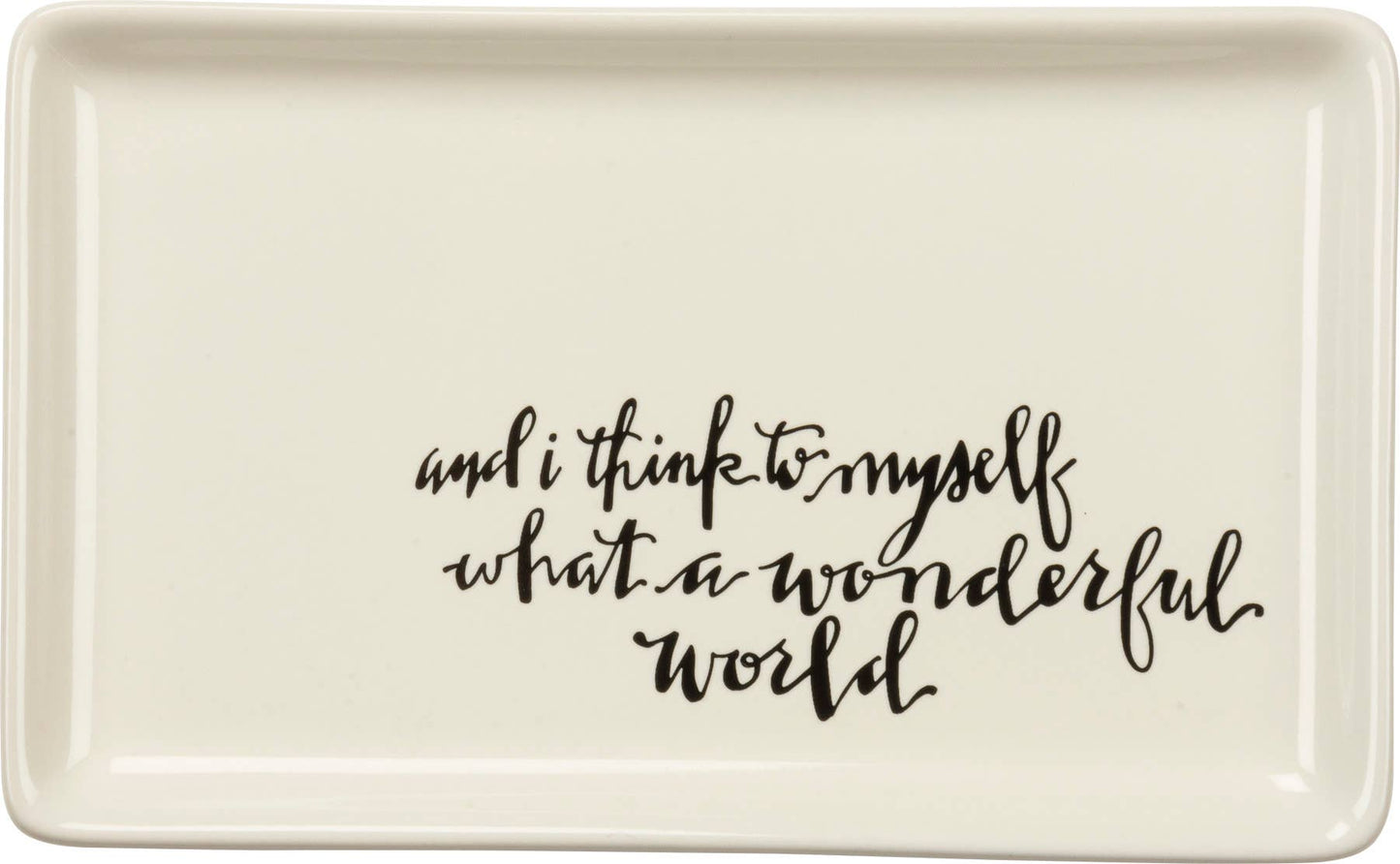 What A Wonderful World Vanity Tray