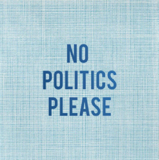 No Politics Please Disposable Cocktail Napkins